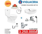 Bộ combo Thiết bị vệ sinh VIGLACERA khuyến mãi 2021