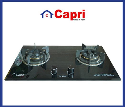 BẾP GAS ÂM KÍNH CAPRI CR-208KT