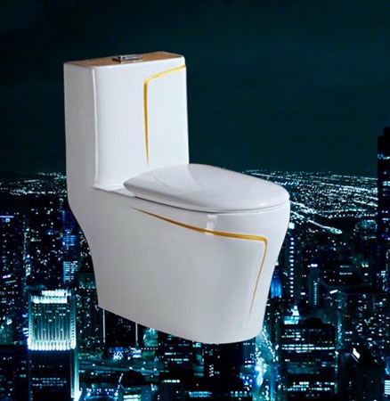 Bàn cầu hoa văn Napolon 8093A-2