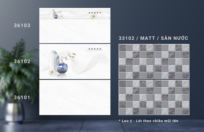 Bộ Gạch ốp Catalan 36101-36102-36103