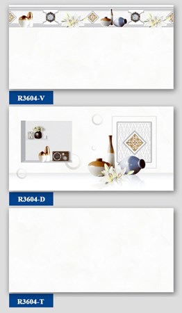 Bộ Gạch ốp tường Hà Thanh R3604