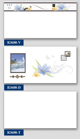 Bộ Gạch ốp tường Hà Thanh R3608