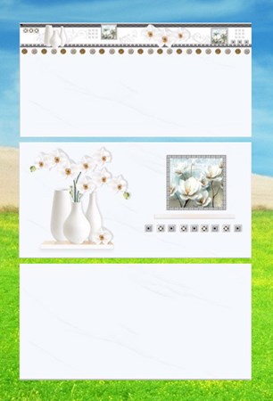 Bộ gạch trắng vân khói 3603