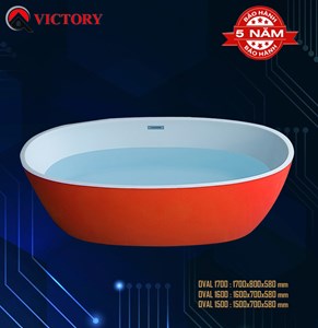 Bồn tắm VICTORY OVAL màu cam
