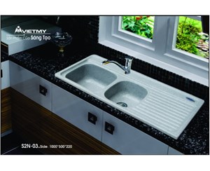 Chậu đá nhân tạo Việt Mỹ S2NC 03