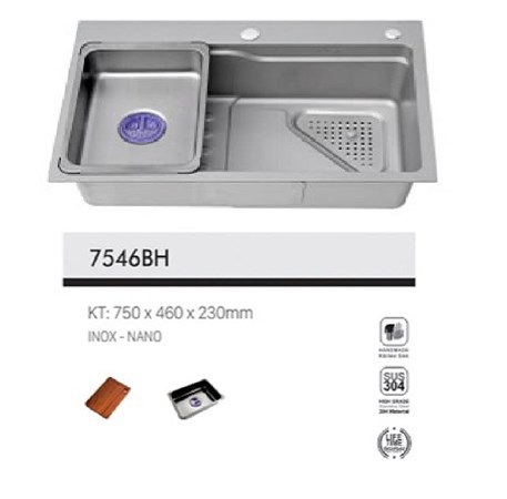 Chậu rửa chén VICTORY VIC7546BH