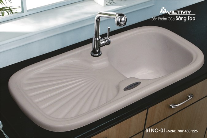 Chậu rửa chén đá nhân tạo S1NC-01