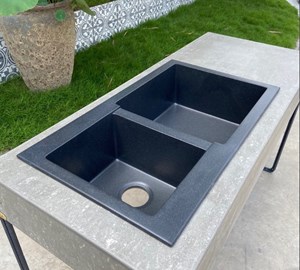 Chậu rửa chén đá nhân tạo Victory VIC 2021