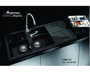 Chậu rửa chén đá nhân tạo Việt Mỹ C2NC 01
