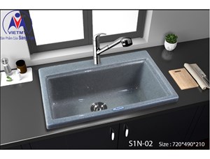 Chậu rửa chén đá nhân tạo Việt Mỹ S1N 02