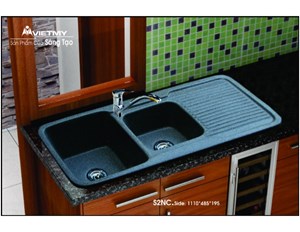 Chậu rửa chén đá nhân tạo Việt Mỹ S2NC