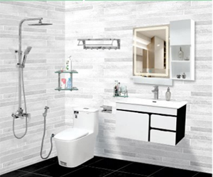 Combo 03 thiết bị vệ sinh 9 món cao cấp