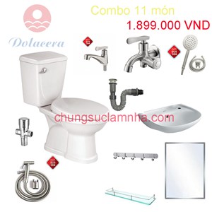 Combo bàn cầu 11 món Standard 4