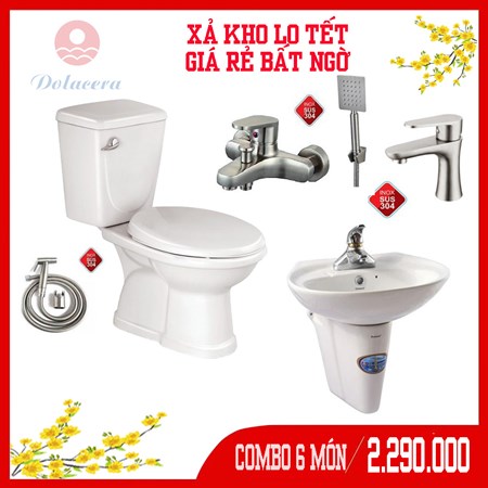 Combo bàn cầu 9 món Standard 5