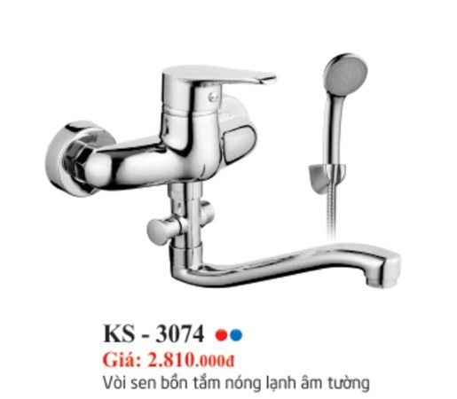 Củ sen tắm nóng lạnh Kassani KS-3074