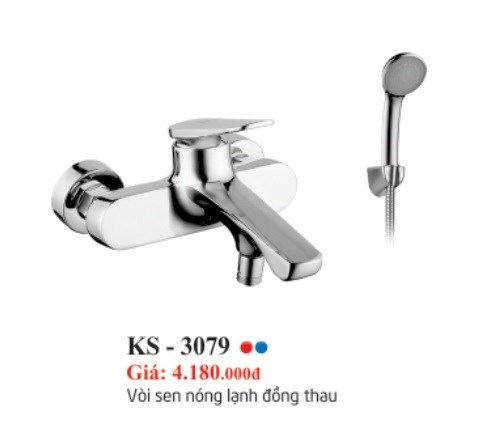 Củ sen tắm nóng lạnh Kassani KS-3079