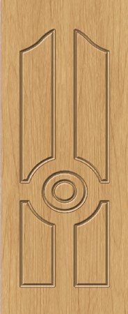 Cửa đúc nguyên tấm composite VIC 611