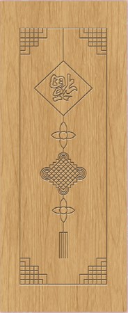 Cửa đúc nguyên tấm composite VIC 627