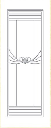 Cửa nhựa sơn vân gỗ Sung Yu SYA-136