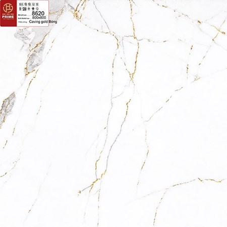 Đá bóng kiếng khắc kim 800x800 PRIME 8620