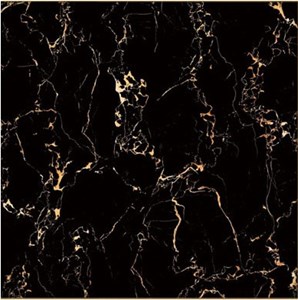 Đá bóng kiếng toàn phần 80x80 đen vân cam