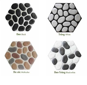 Đá suối lục giác sân vườn