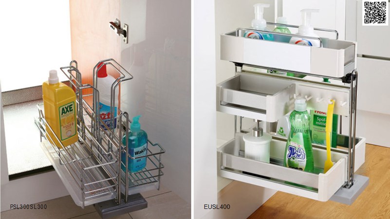 GIÁ ĐỂ CHAI LỌ TẨY RỬA EUROGOLD EGSL300