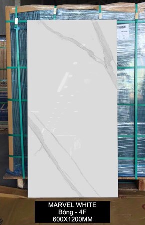 Gạch Ấn độ 600x1200 MAVEL WHITE
