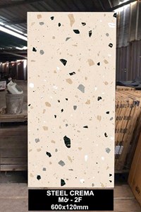 Gạch Ấn độ 600x1200 Steel Crema