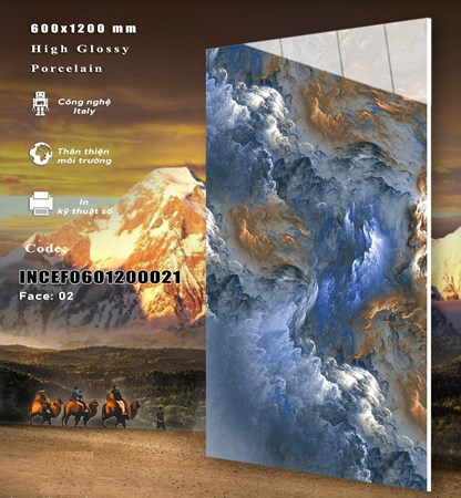 Gạch INDIA 600x1200 Bóng kính 21