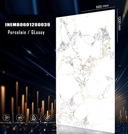 Gạch INDIA 600x1200 Bóng kính 39