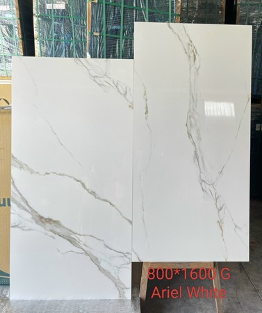 Gạch ấn độ 800x1600 ARIEL WHITE