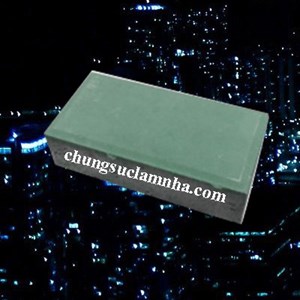 Gạch chữ nhật màu xanh