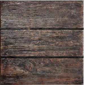 Gạch giả gỗ nâu đen