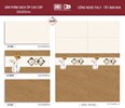 Gạch men giá rẻ 30x60 bộ vân nâu