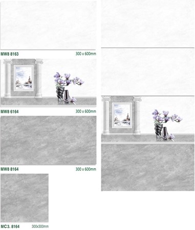 Gạch men mờ Trung Đô bộ 8163