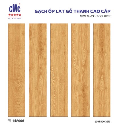 Gạch vân gỗ 15x80 CMC W158006