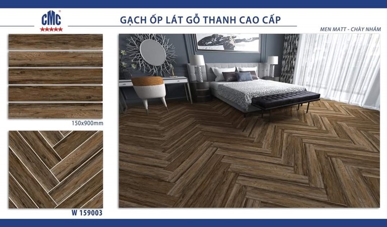 Gạch vân gỗ 15x90 CMC W159003