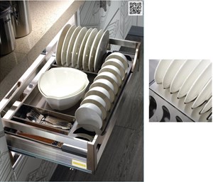 Giá bát đĩa hộp âm tủ EUROGOLD EU133600