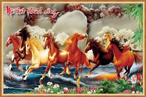 Tranh 3d mã đáo thành công MDB 037