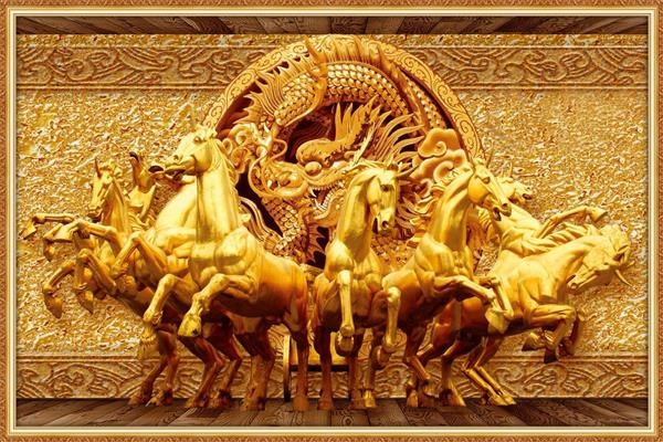 Tranh 3d mã đáo thành công MDB 038