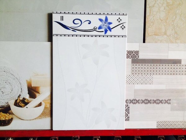 gạch bông xanh giá rẻ 25x40